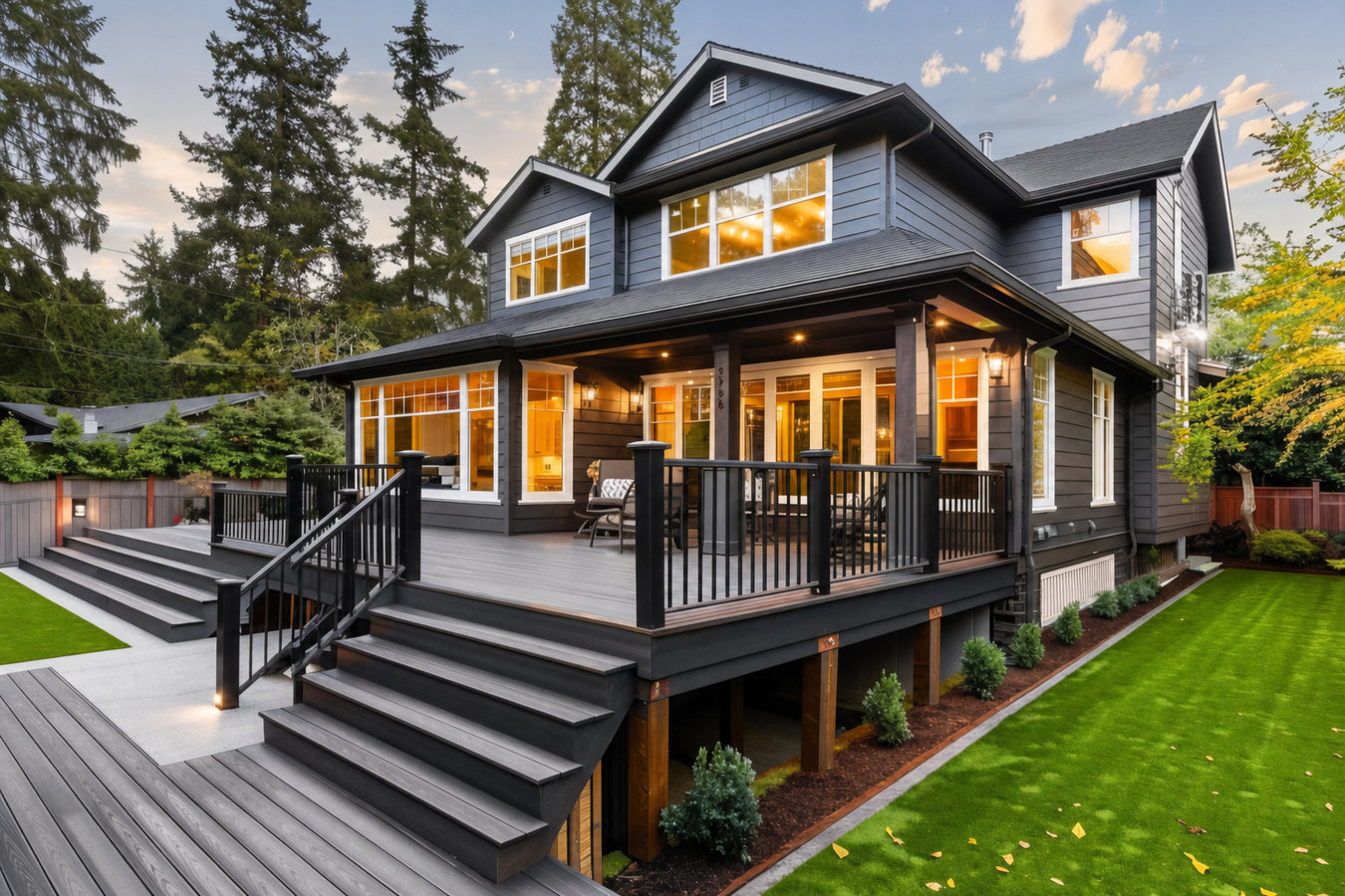 Custom deck design and build